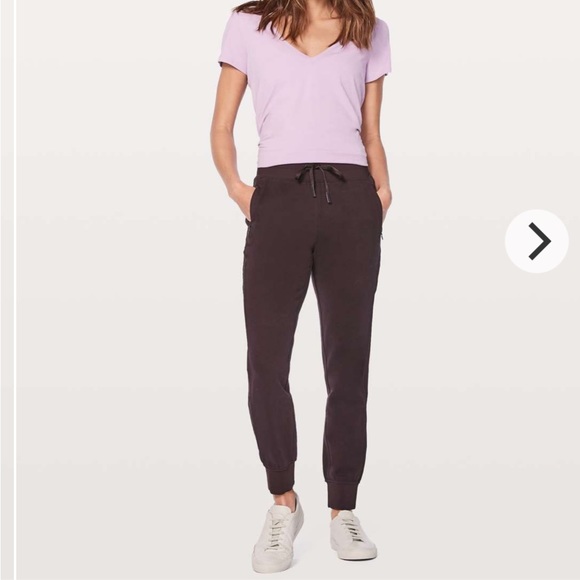 Lululemon Get Going Jogger 28.5” Black Cherry size 2 - Picture 2 of 15